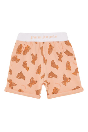 Bear Print Shorts